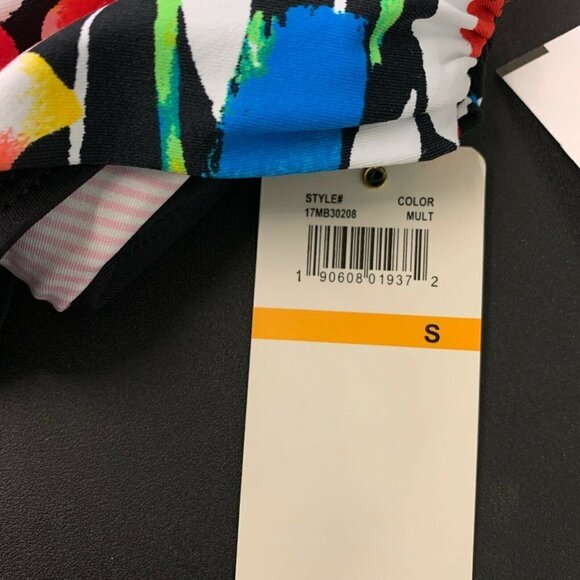 Anne Cole Multicolor Foldover Mid Rise Swim Bottom - Picture 5 of 5